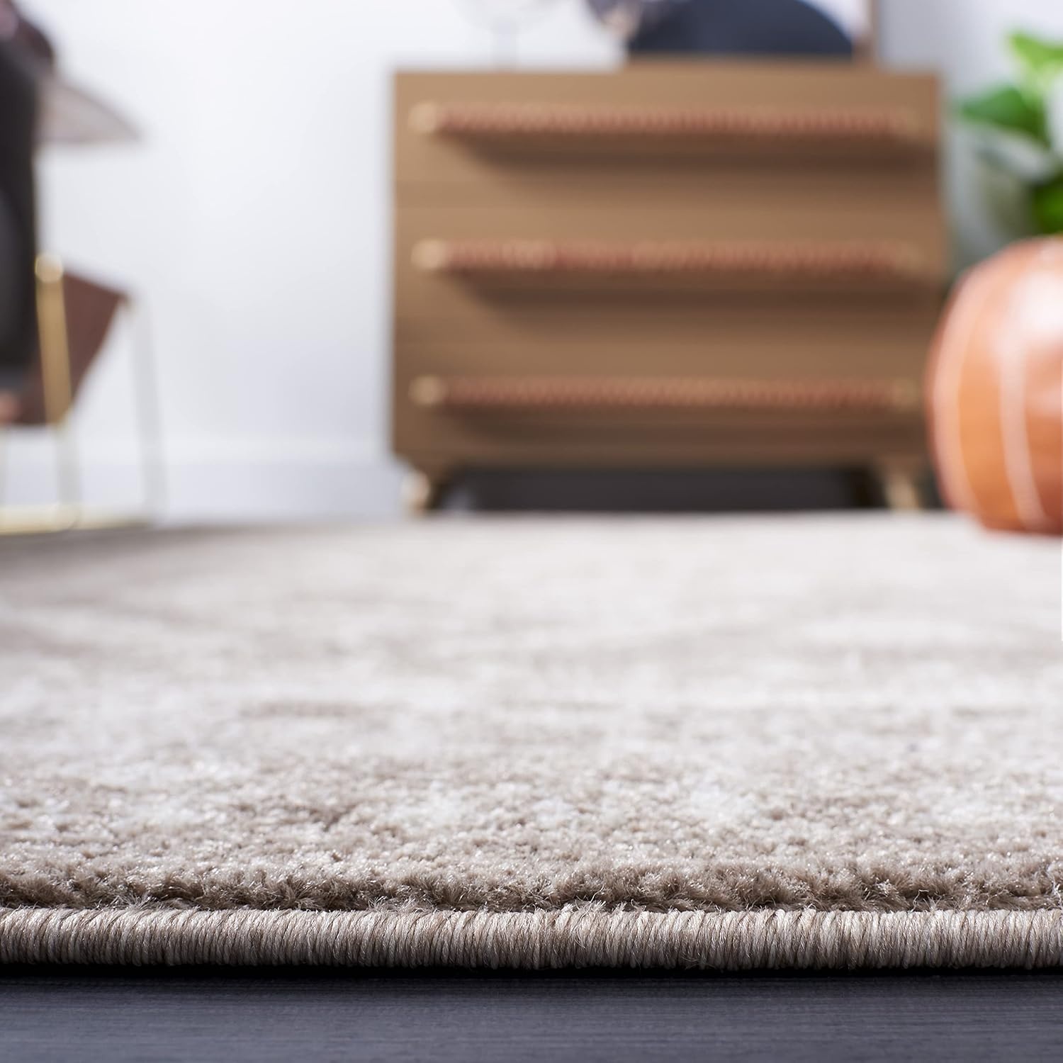image:imageSAFAVIEH Sofia Collection Area Rug 9 x 12 Blue amp Beige Vintage Oriental Distressed Design NonShedding amp Easy Care Ideal for High Traffic Areas in Living Room Bedroom SOF378CTanBeige