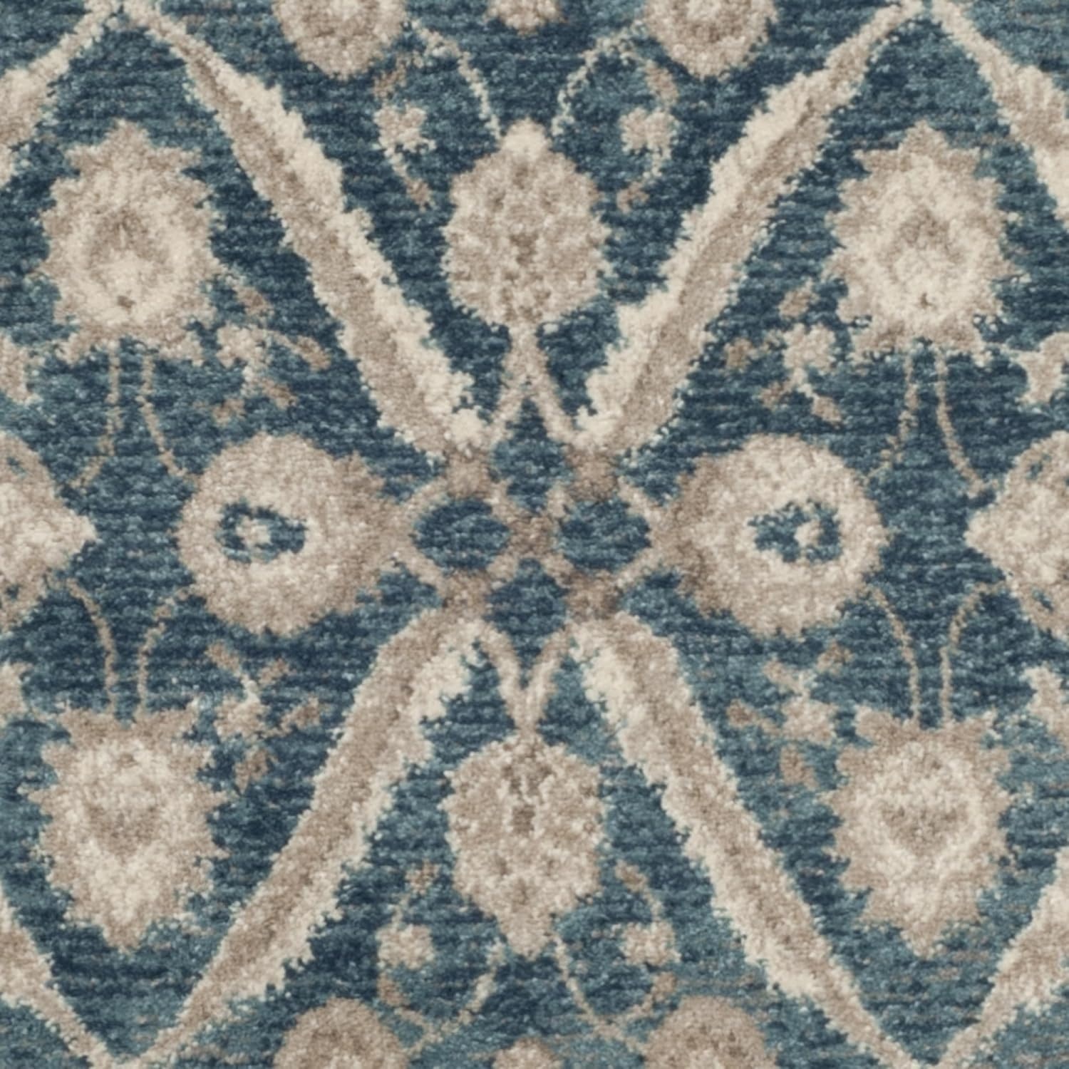 image:imageSAFAVIEH Sofia Collection Area Rug 9 x 12 Blue amp Beige Vintage Oriental Distressed Design NonShedding amp Easy Care Ideal for High Traffic Areas in Living Room Bedroom SOF378CBlueBeige