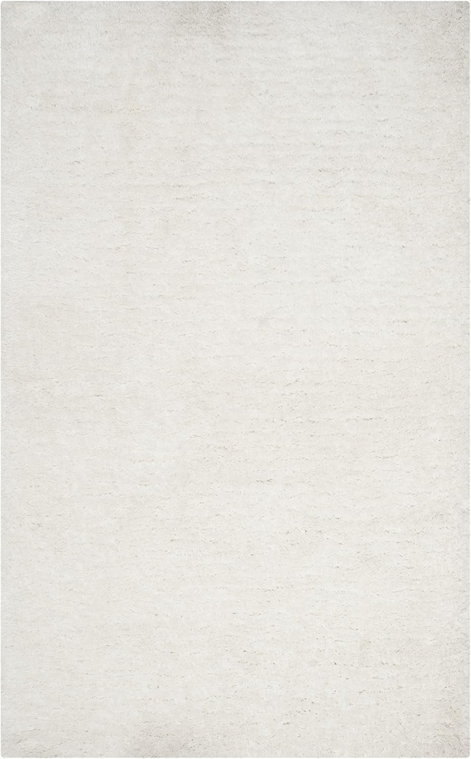 image:imageSAFAVIEH Supreme Shag Collection 8 x 10 Light Blue SGS621D Handmade Solid 15inch Thick Area RugIvory