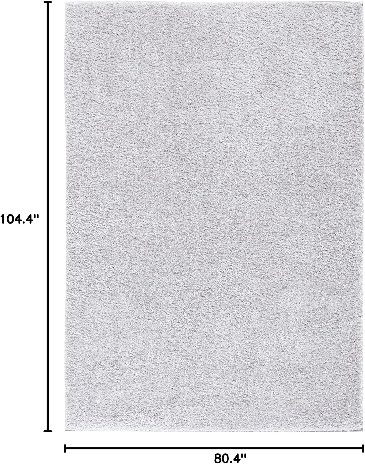 image:imageSAFAVIEH Tahoe Shag Collection Area Rug 9 x 12 Beige Solid Design NonShedding amp Easy Care 12inch Thick Ideal for High Traffic Areas in Living Room Bedroom THO670BLight Grey