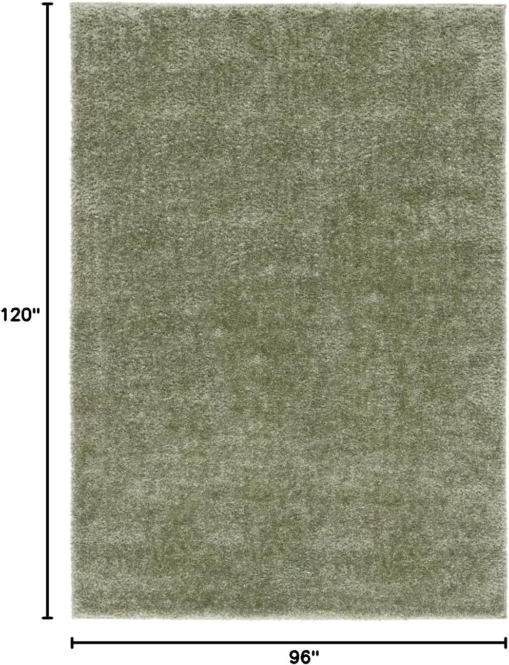image:imageSAFAVIEH Tahoe Shag Collection Area Rug 9 x 12 Beige Solid Design NonShedding amp Easy Care 12inch Thick Ideal for High Traffic Areas in Living Room Bedroom THO670BSage