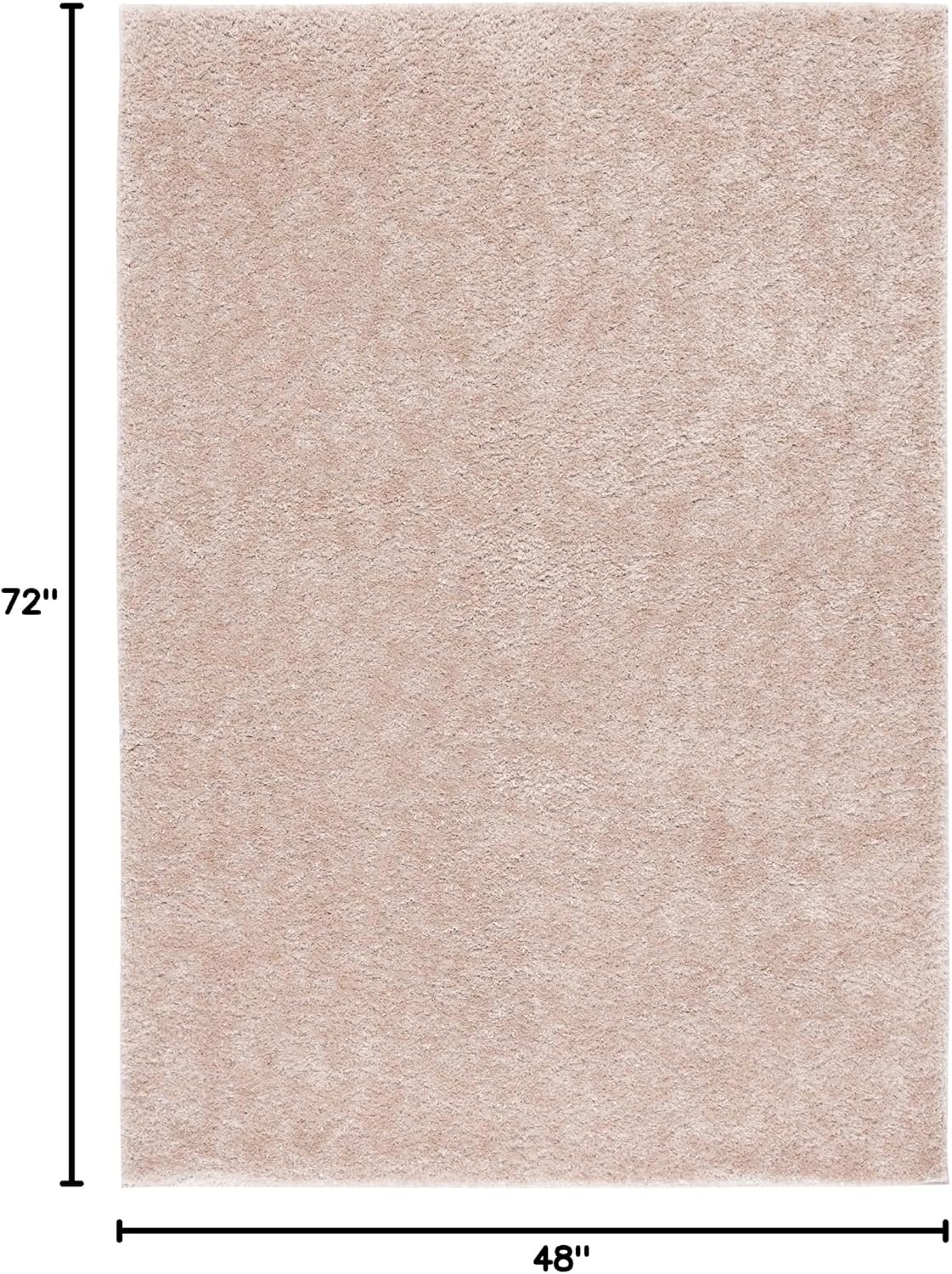 image:imageSAFAVIEH Tahoe Shag Collection Area Rug 9 x 12 Beige Solid Design NonShedding amp Easy Care 12inch Thick Ideal for High Traffic Areas in Living Room Bedroom THO670BBeige