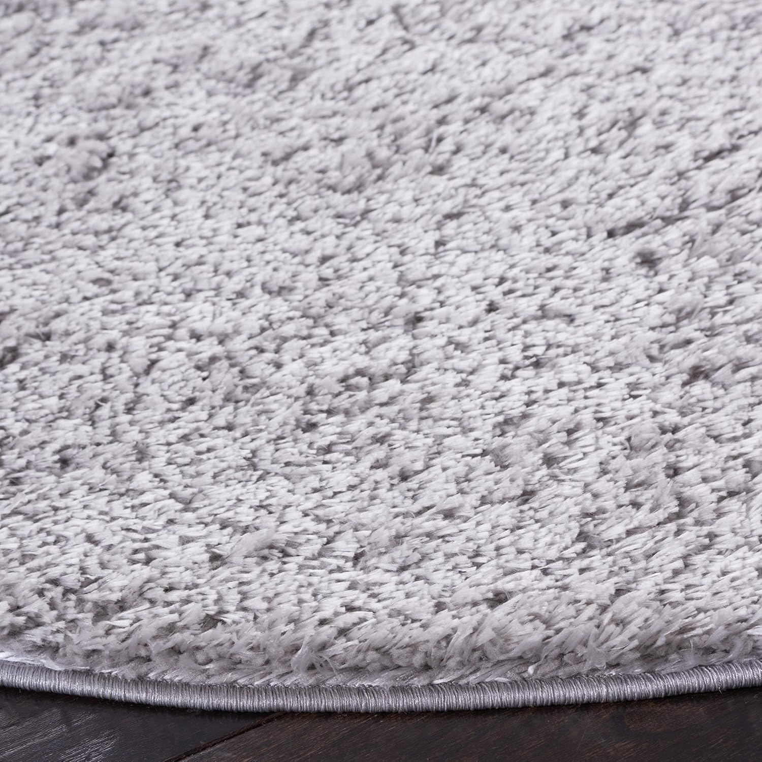 image:imageSAFAVIEH Tahoe Shag Collection Area Rug 9 x 12 Beige Solid Design NonShedding amp Easy Care 12inch Thick Ideal for High Traffic Areas in Living Room Bedroom THO670BLight Grey