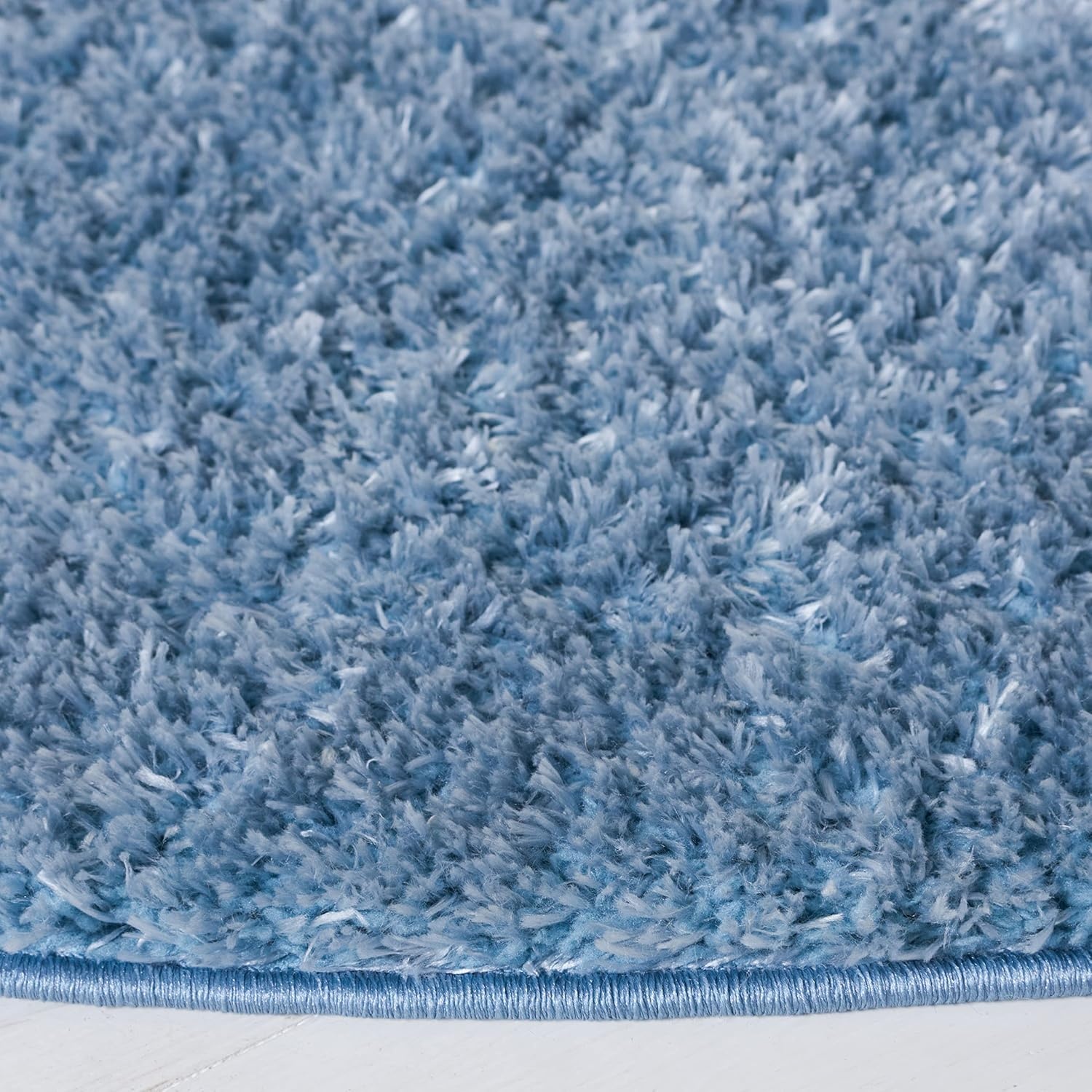 image:imageSAFAVIEH Tahoe Shag Collection Area Rug 9 x 12 Beige Solid Design NonShedding amp Easy Care 12inch Thick Ideal for High Traffic Areas in Living Room Bedroom THO670BBlue