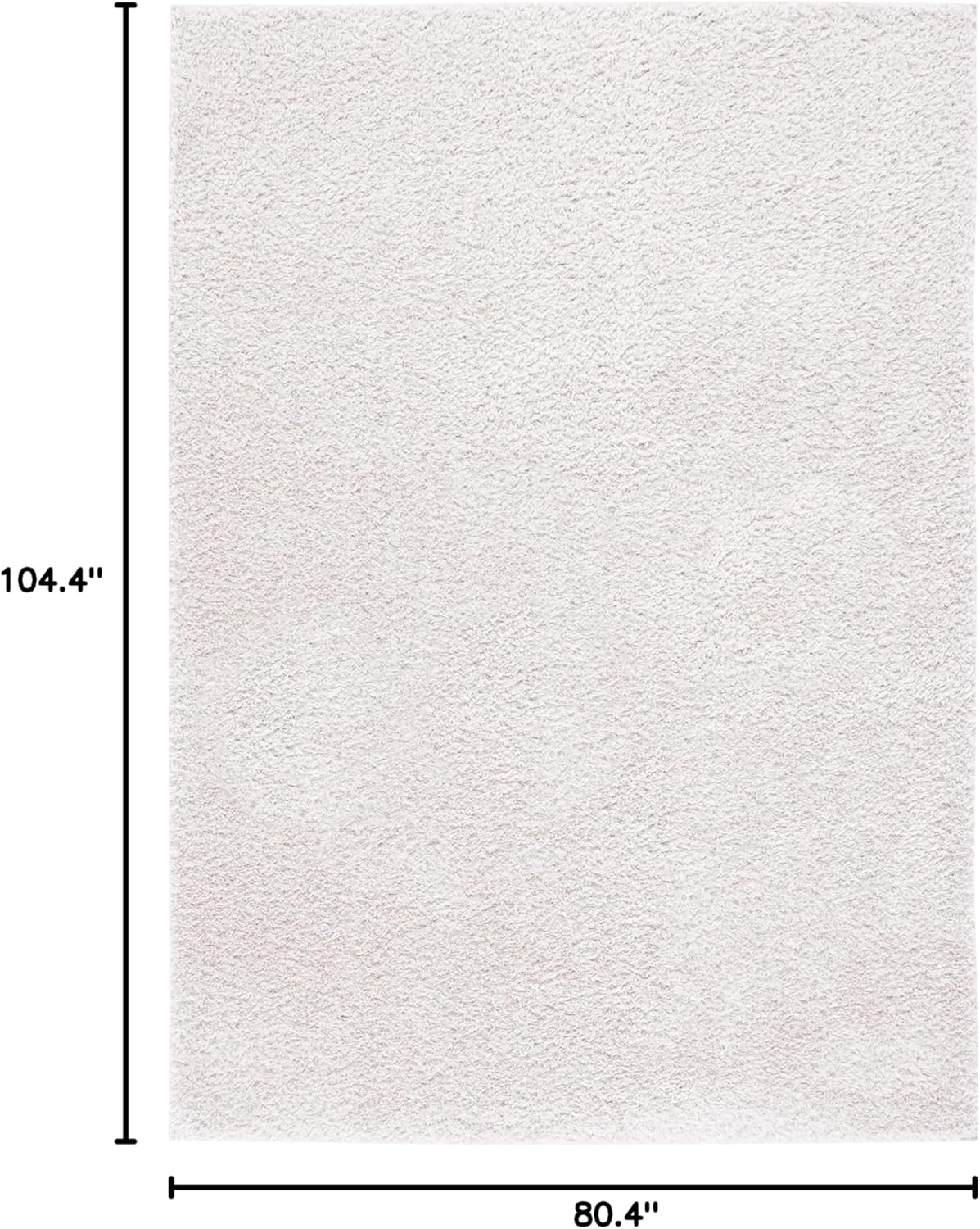 image:imageSAFAVIEH Tahoe Shag Collection Area Rug 9 x 12 Beige Solid Design NonShedding amp Easy Care 12inch Thick Ideal for High Traffic Areas in Living Room Bedroom THO670BSilver