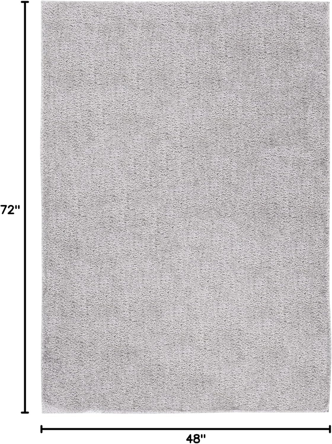 image:imageSAFAVIEH Tahoe Shag Collection Area Rug 9 x 12 Beige Solid Design NonShedding amp Easy Care 12inch Thick Ideal for High Traffic Areas in Living Room Bedroom THO670BGrey