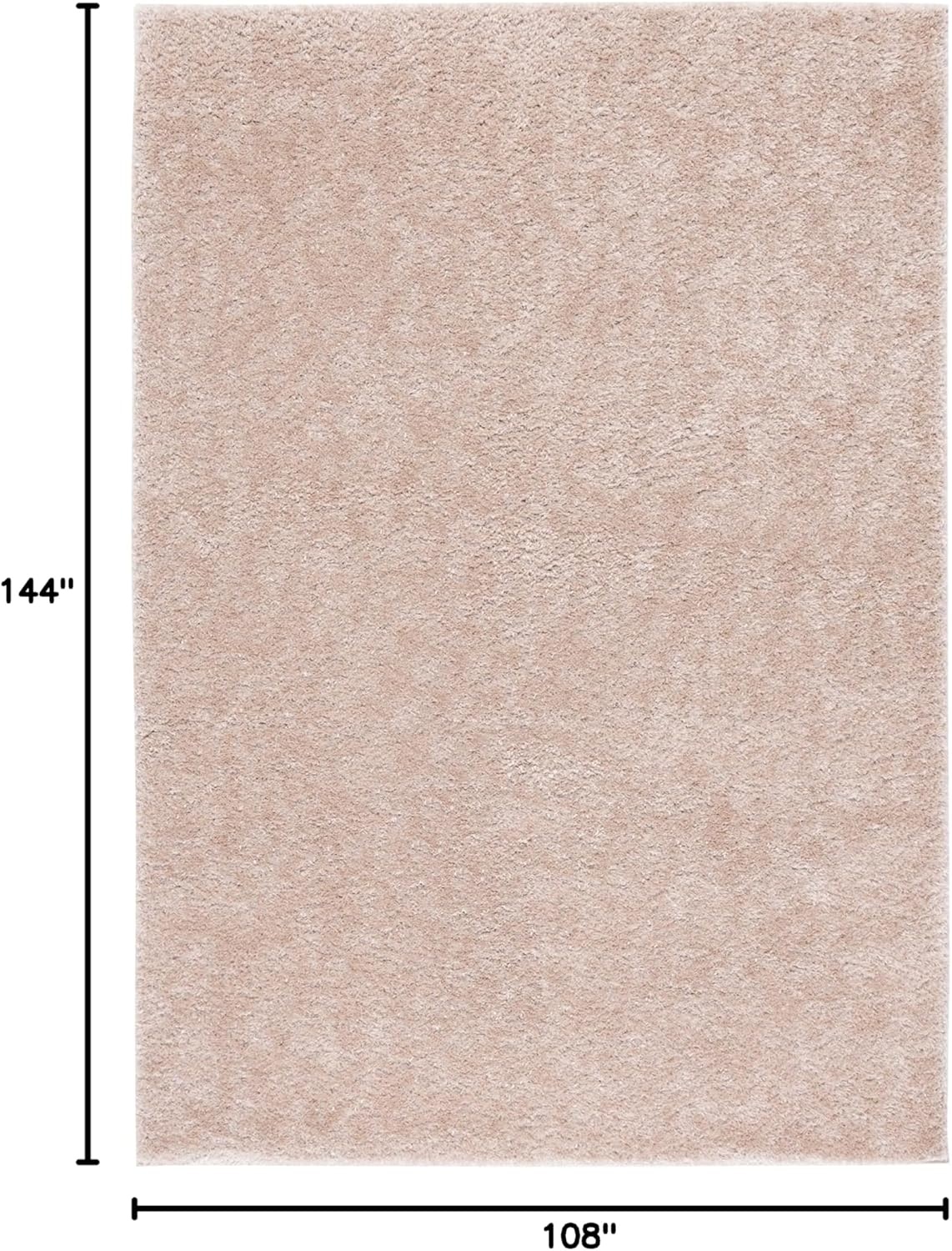 image:imageSAFAVIEH Tahoe Shag Collection Area Rug 9 x 12 Beige Solid Design NonShedding amp Easy Care 12inch Thick Ideal for High Traffic Areas in Living Room Bedroom THO670BBeige