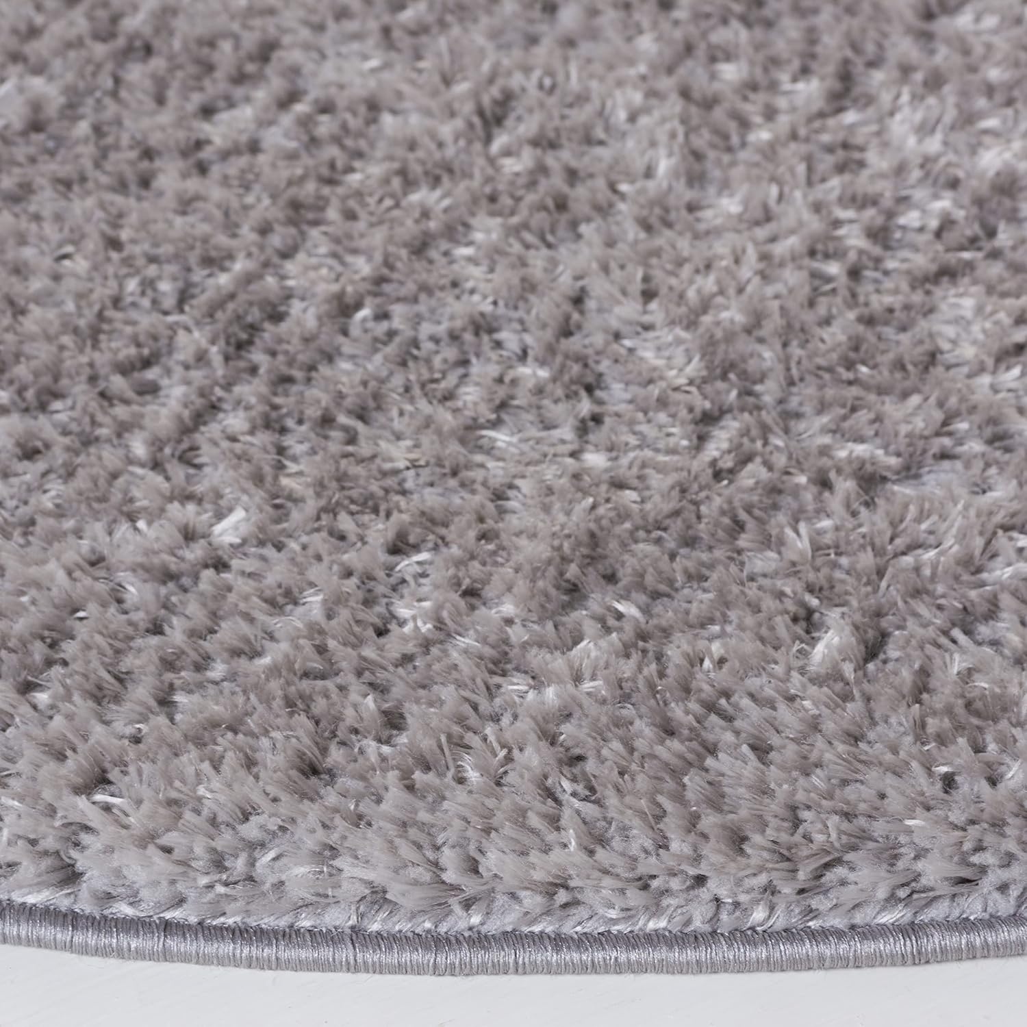 image:imageSAFAVIEH Tahoe Shag Collection Area Rug 9 x 12 Beige Solid Design NonShedding amp Easy Care 12inch Thick Ideal for High Traffic Areas in Living Room Bedroom THO670BGrey