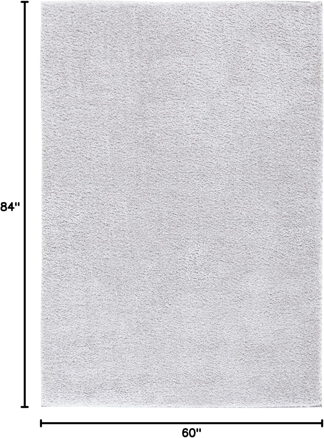 image:imageSAFAVIEH Tahoe Shag Collection Area Rug 9 x 12 Beige Solid Design NonShedding amp Easy Care 12inch Thick Ideal for High Traffic Areas in Living Room Bedroom THO670BLight Grey