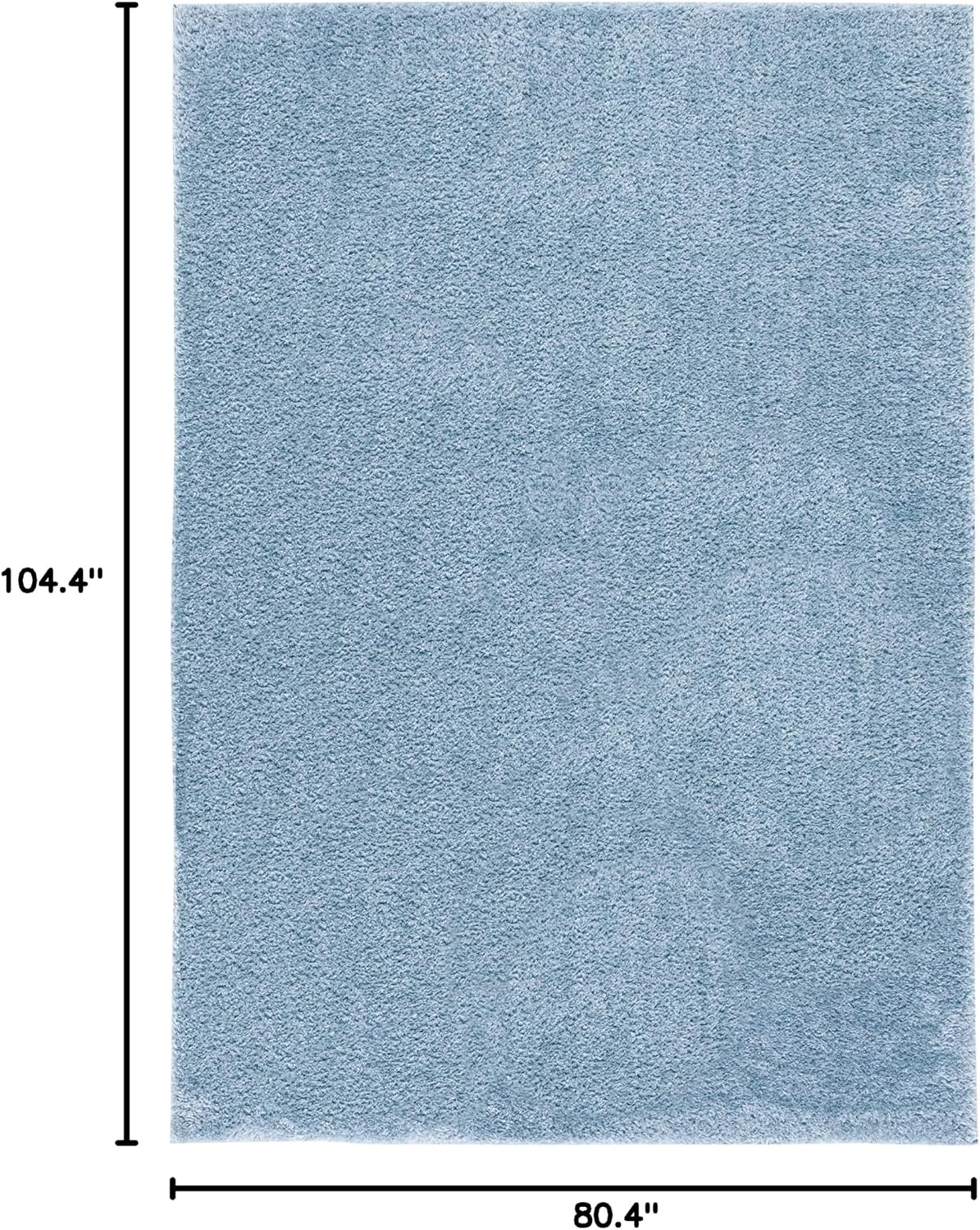 image:imageSAFAVIEH Tahoe Shag Collection Area Rug 9 x 12 Beige Solid Design NonShedding amp Easy Care 12inch Thick Ideal for High Traffic Areas in Living Room Bedroom THO670BBlue