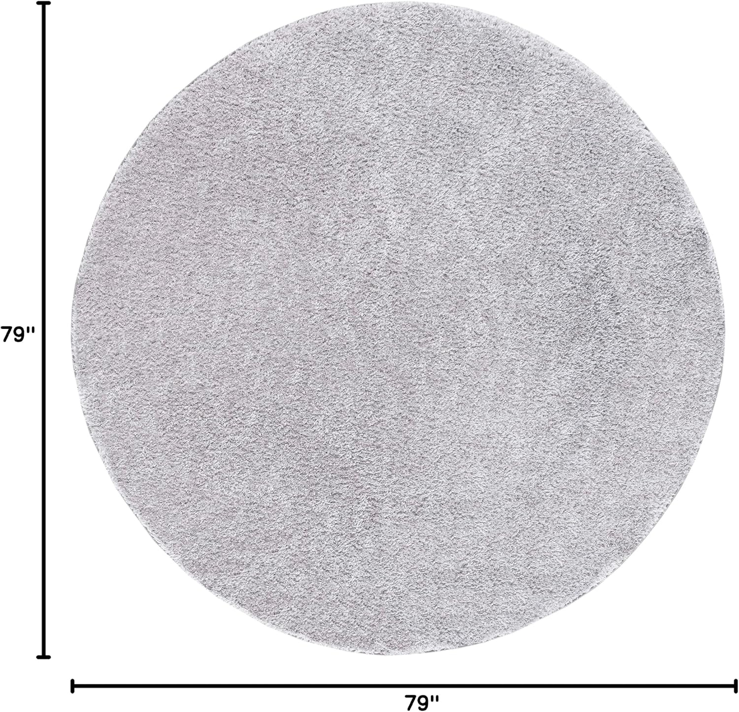 image:imageSAFAVIEH Tahoe Shag Collection Area Rug 9 x 12 Beige Solid Design NonShedding amp Easy Care 12inch Thick Ideal for High Traffic Areas in Living Room Bedroom THO670BLight Grey