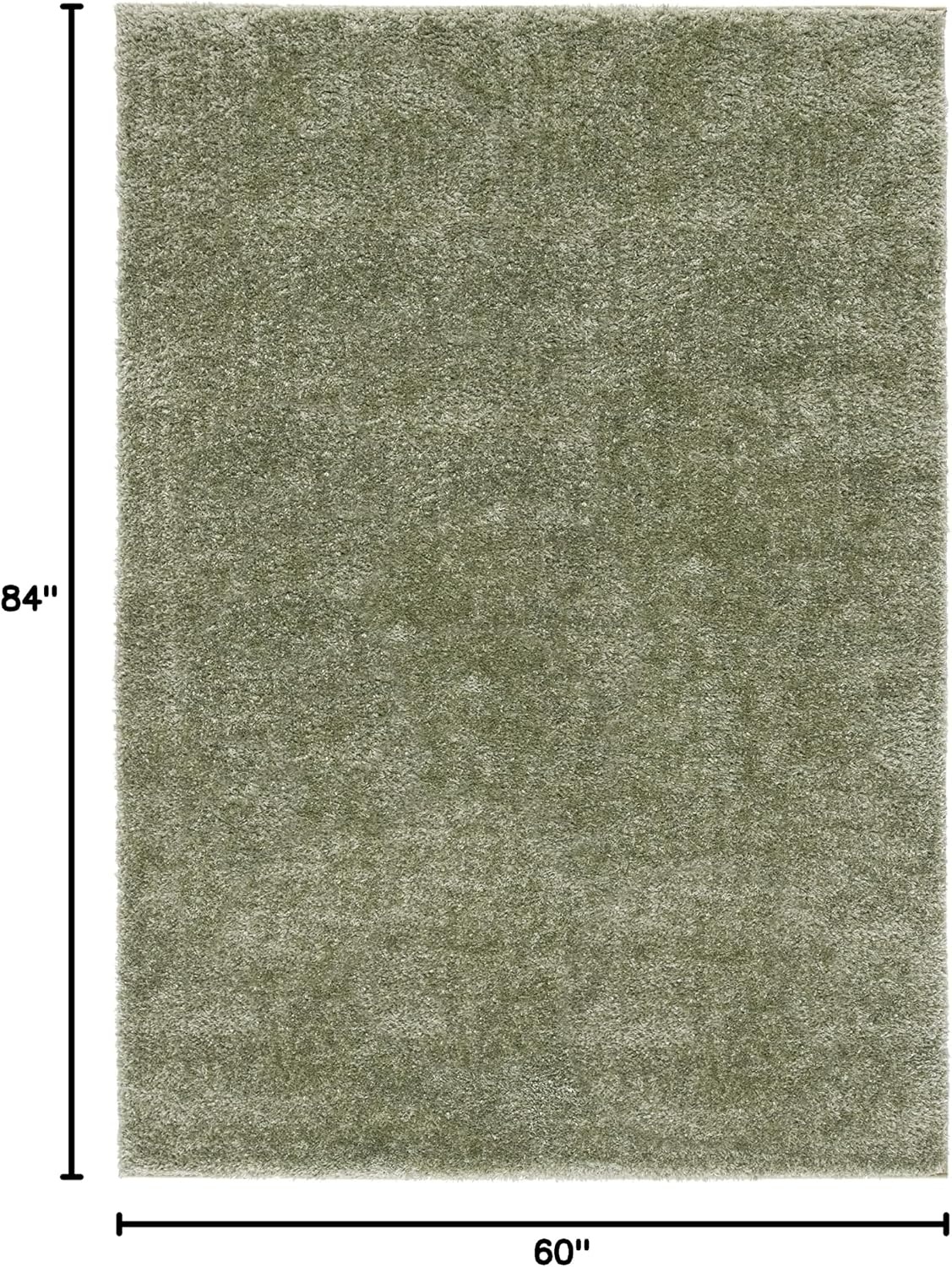 image:imageSAFAVIEH Tahoe Shag Collection Area Rug 9 x 12 Beige Solid Design NonShedding amp Easy Care 12inch Thick Ideal for High Traffic Areas in Living Room Bedroom THO670BSage