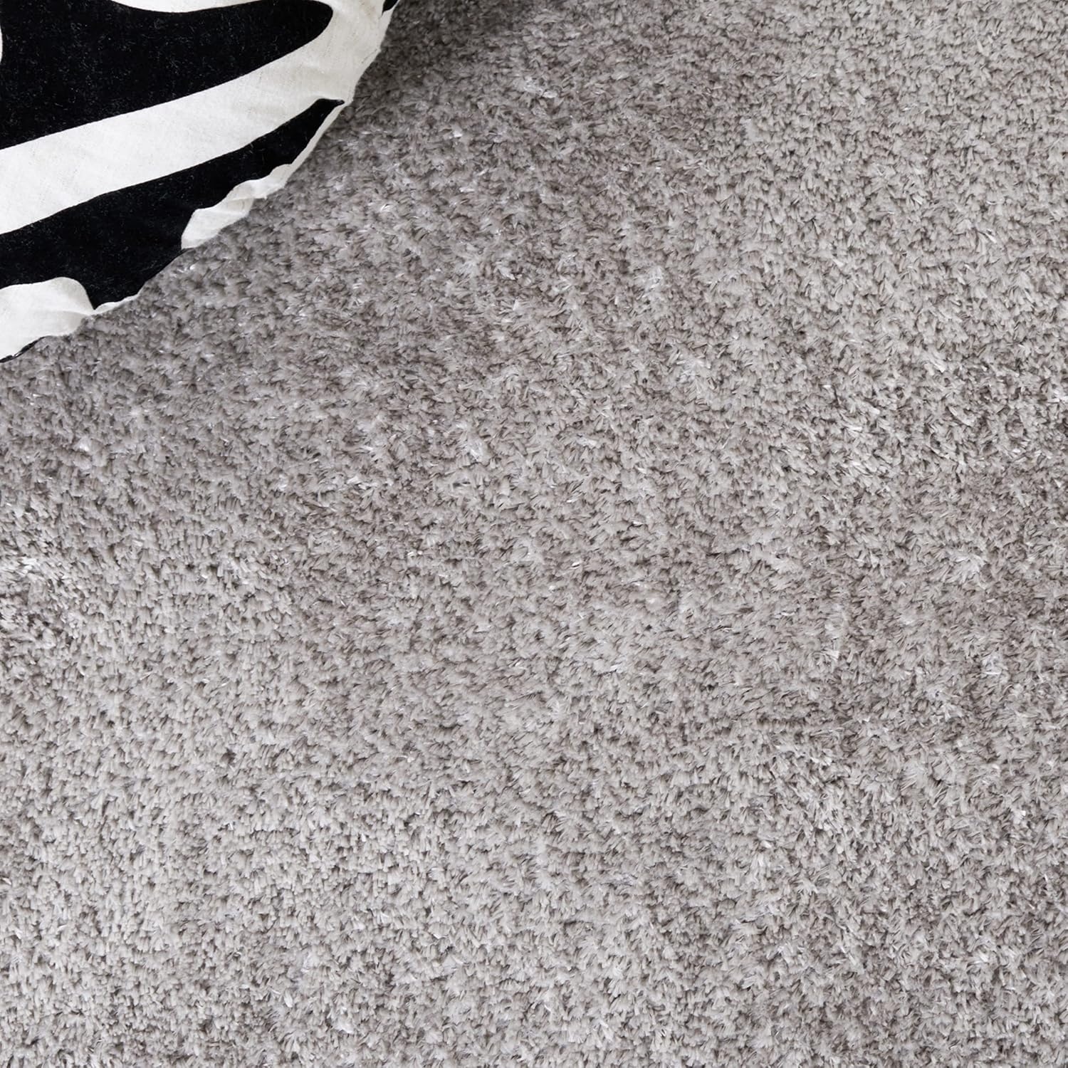 image:imageSAFAVIEH Tahoe Shag Collection Area Rug 9 x 12 Beige Solid Design NonShedding amp Easy Care 12inch Thick Ideal for High Traffic Areas in Living Room Bedroom THO670BGrey