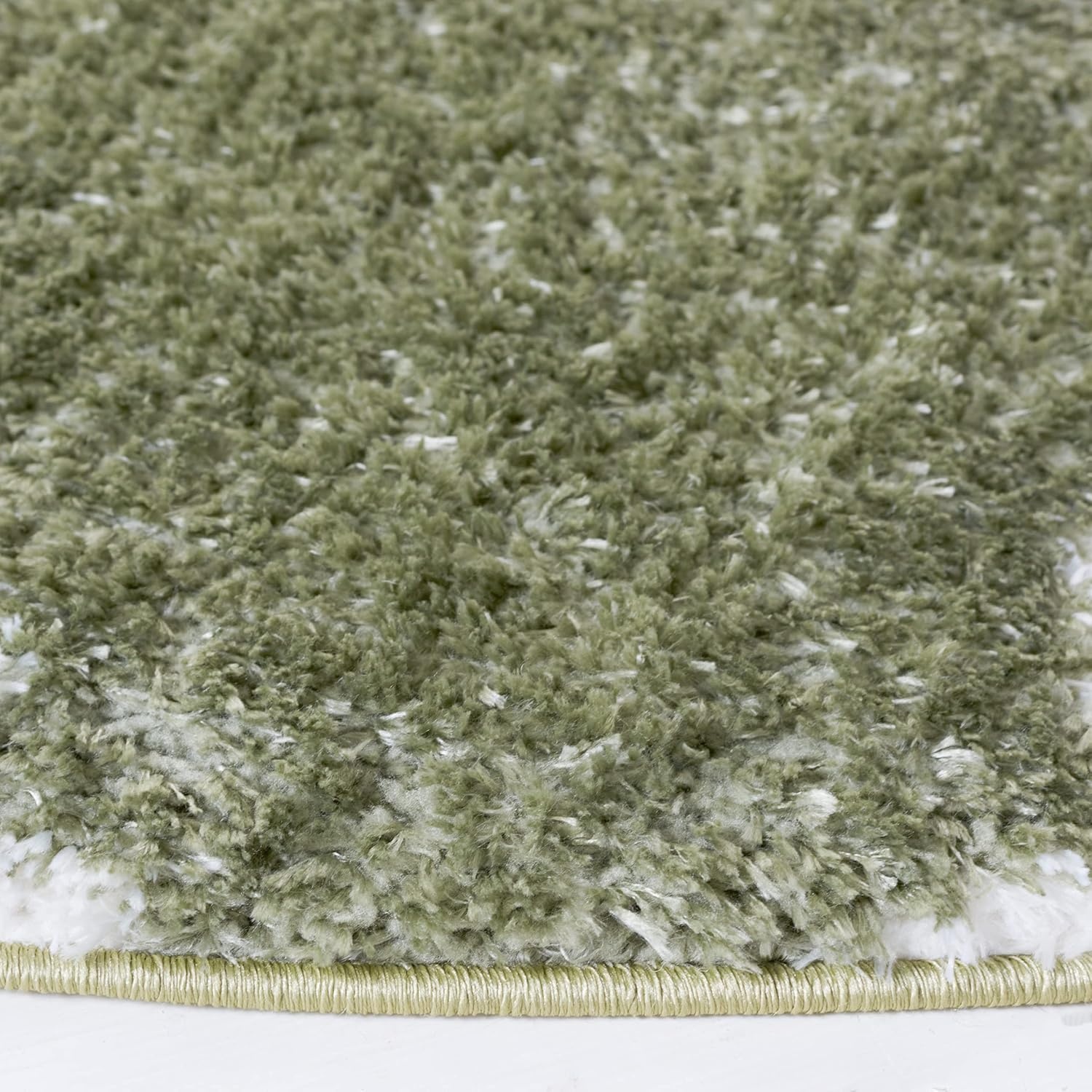 image:imageSAFAVIEH Tahoe Shag Collection Area Rug 9 x 12 Black amp White Trellis Design NonShedding amp Easy Care 12inch Thick Ideal for High Traffic Areas in Living Room Bedroom THO675ZSageWhite