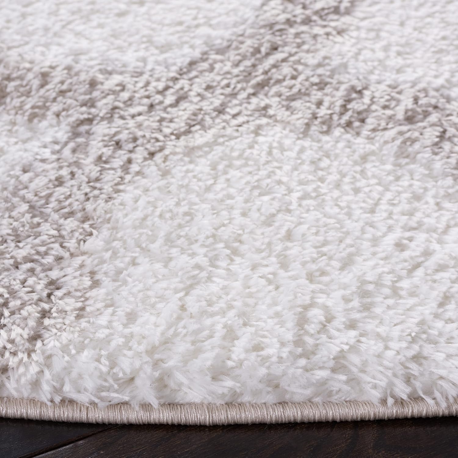 image:imageSAFAVIEH Tahoe Shag Collection Area Rug 9 x 12 Black amp White Trellis Design NonShedding amp Easy Care 12inch Thick Ideal for High Traffic Areas in Living Room Bedroom THO675ZWhiteSilver