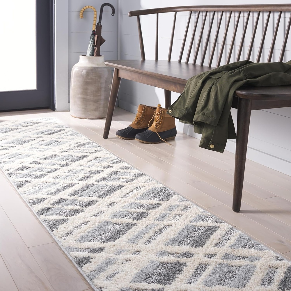 image:imageMartha Stewart x SAFAVIEH Area Rug Collection 8 x 10 Ivory Grey amp Dark Grey NonShedding amp Easy Cleaning Ideal for Living Room Bedroom Office Dining Space MSR0753AIvory GreyDark Grey