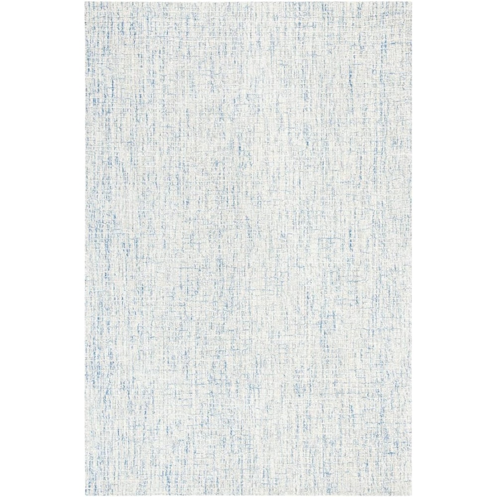 image:imageSAFAVIEH Area Rug 8x10 Abstract Collection Large Ivory amp Blue Handmade Wool Ideal for Living Room Bedroom Office Dining Space ABT471MIvoryBlue