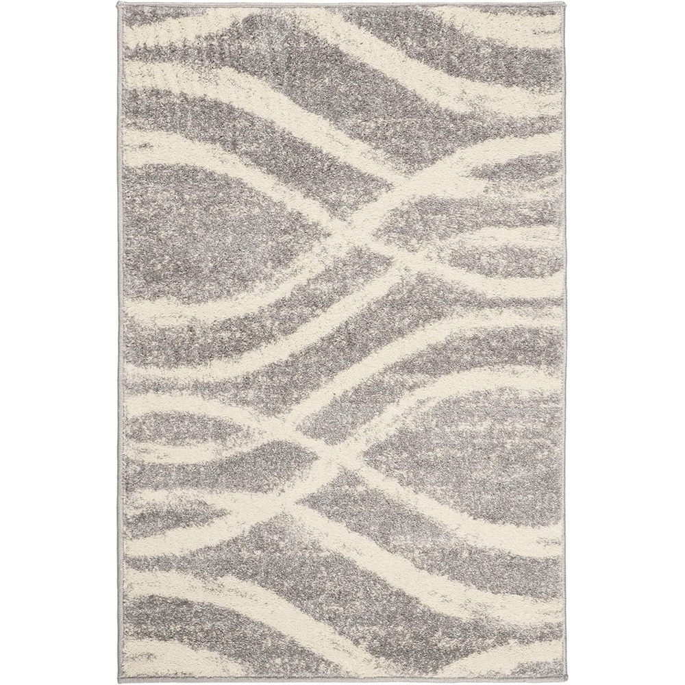 image:imageSAFAVIEH Area Rug 8x10 Adirondack Collection Large Sage amp Cream Modern Wave Design NonShedding amp Easy to Clean Ideal for Living Room Bedroom Dining Space ADR125XGreyCream