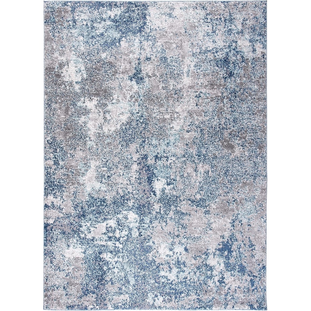 image:imageSAFAVIEH Area Rug 8x10 Aston Collection Large Navy amp Grey Modern Abstract Design NonShedding amp Easy Cleaning Ideal for Living Room Bedroom Office Dining Space ASN710NNavyGrey