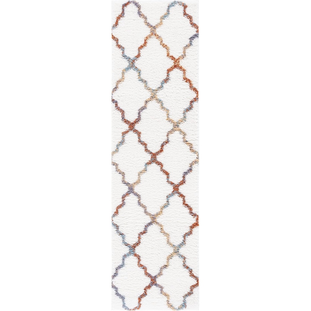image:imageSAFAVIEH Area Rug 8x10 Berber Shag Collection Large Dark Beige amp Ivory Moroccan Design NonShedding amp Easy Cleaning Plush Thick Pile Ideal for Living Room Bedroom Dining Space BER575DIvoryMulti