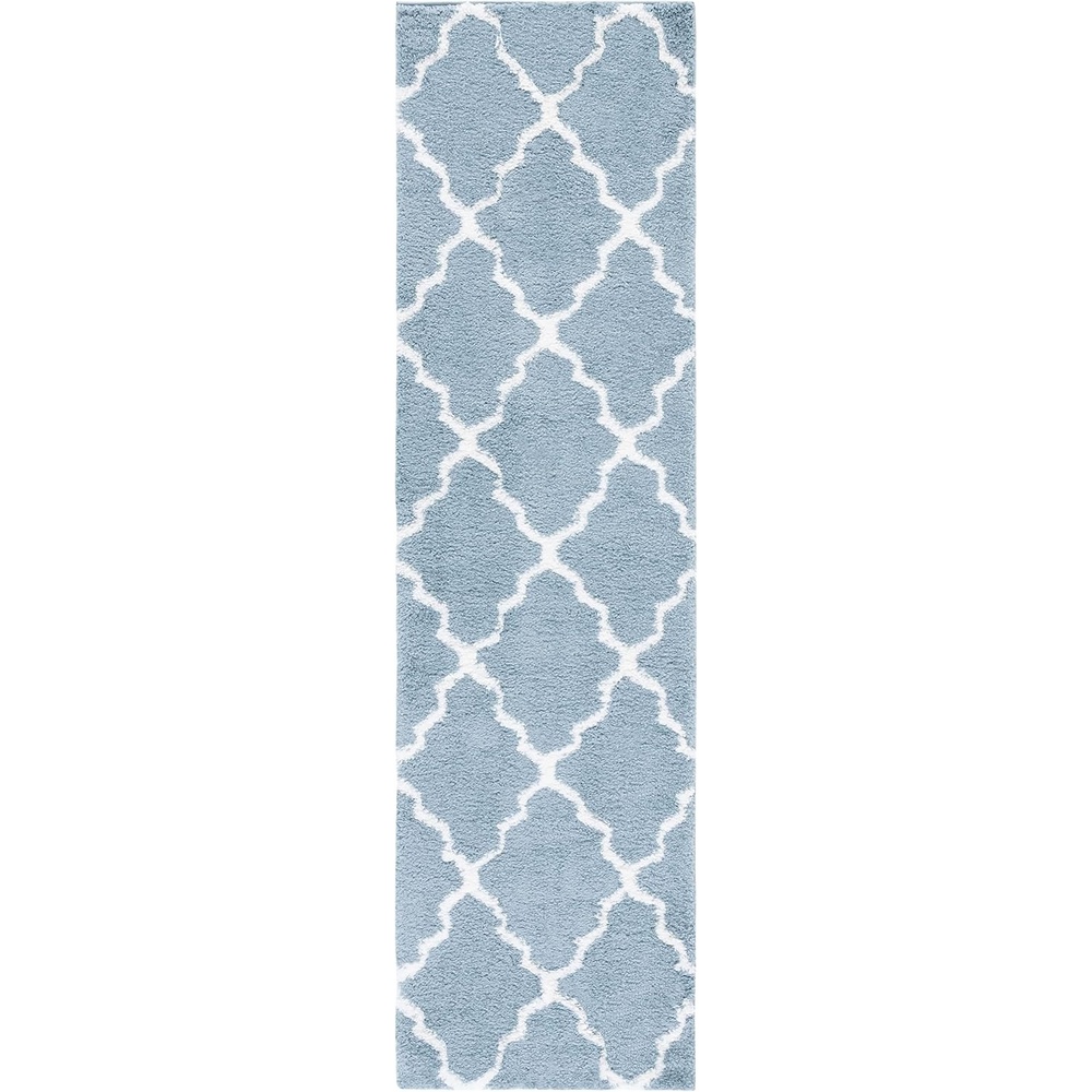 image:imageSAFAVIEH Area Rug 8x10  Berber Shag Collection  Large  Dark Beige amp Ivory Moroccan Design NonShedding amp Easy Cleaning Plush Thick Pile Ideal for Living Room Bedroom Dining Space BER575DBlue RustIvory