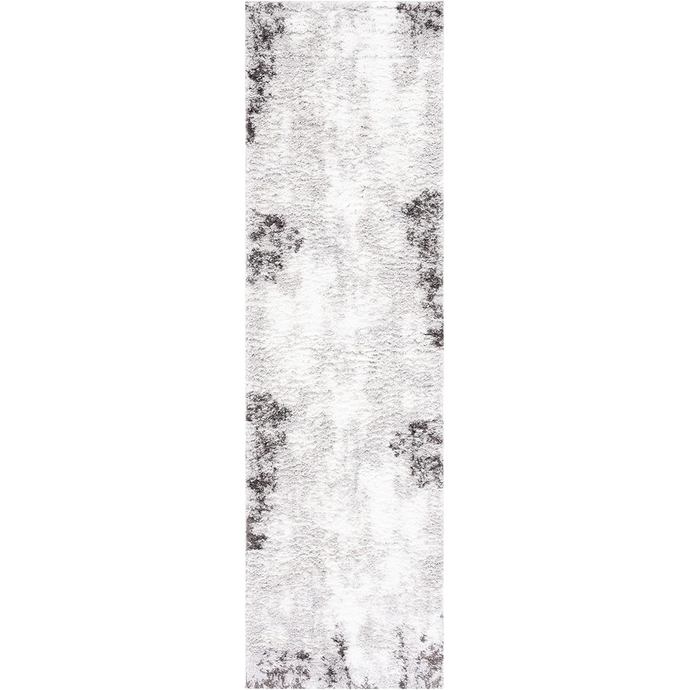 image:imageSAFAVIEH Area Rug 8x10 Berber Shag Collection Large Light Grey amp Dark Grey Modern Design NonShedding amp Easy Cleaning Plush Thick Pile Ideal for Living Room Bedroom Dining Space BER555FLight GreyDark Grey