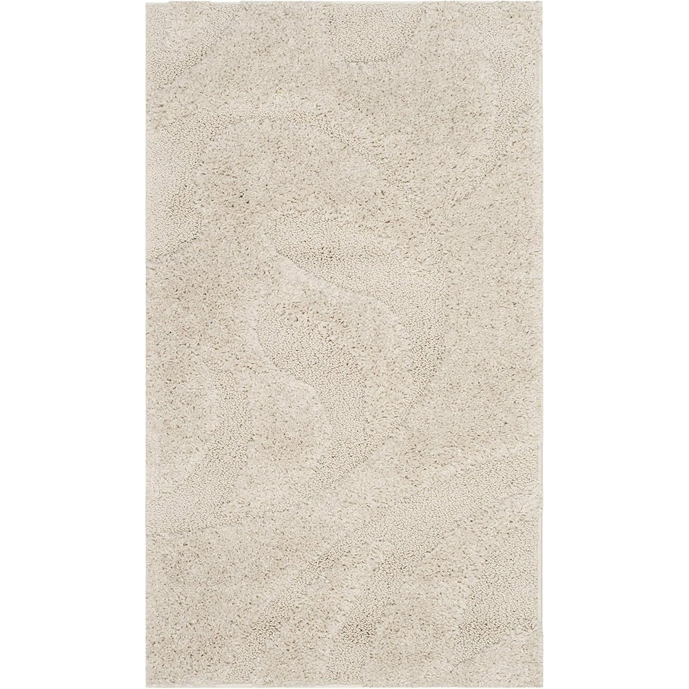 image:imageSAFAVIEH Area Rug 8x10 Florida Shag Collection Large Cream amp Blue Scroll Design NonShedding amp Easy Cleaning Plush Thick Pile Ideal for Living Room Bedroom Dining Space SG4681165Creme