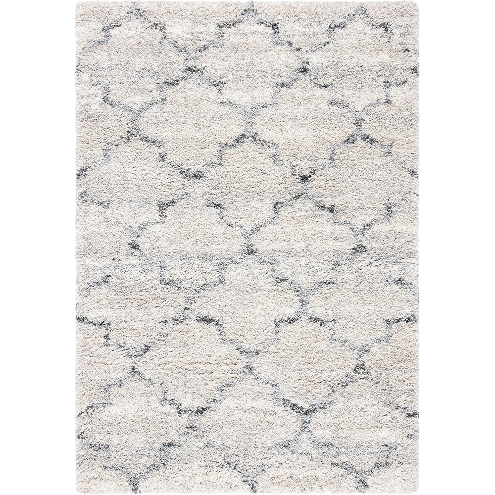 image:imageSAFAVIEH Area Rug 8x10 Fontana Shag Collection Large Grey amp Ivory Modern Design NonShedding amp Easy Cleaning Ultra Plush Thick Pile Ideal for Living Room Bedroom Dining Space FNT888FGreyIvory