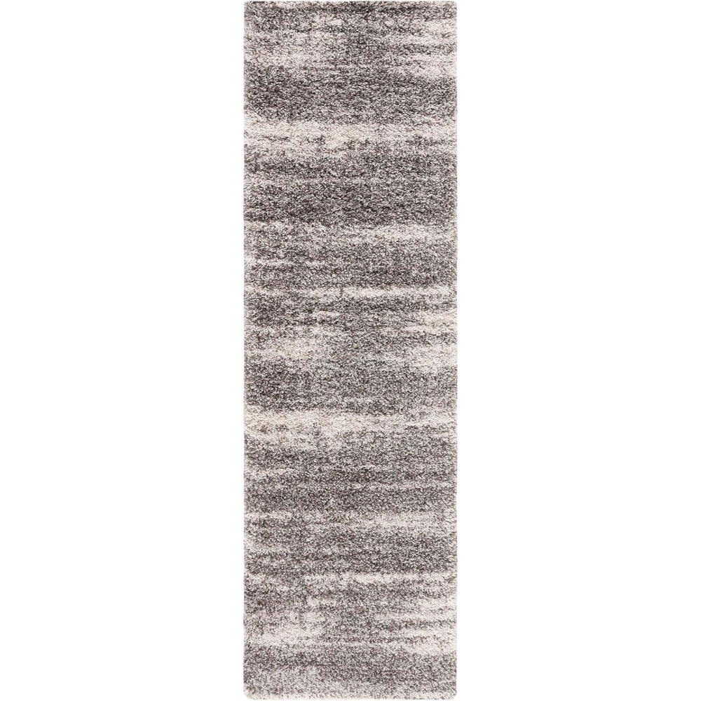 image:imageSAFAVIEH Area Rug 8x10 Hudson Shag Collection Large Ivory amp Dark Grey NonShedding amp Easy Cleaning Ultra Plush Thick Pile Ideal for Living Room Bedroom Dining Space SGH212AIvoryGrey