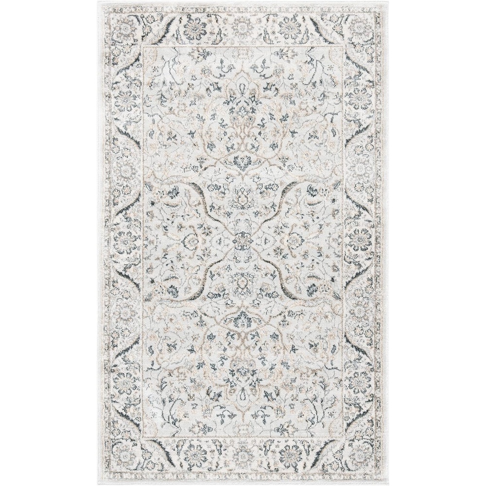 image:imageSAFAVIEH Area Rug 8x10 Isabella Collection Large Cream amp Beige Oriental Design NonShedding amp Easy Cleaning Ideal for Living Room Bedroom Office Dining Space ISA912ALight GreyCream