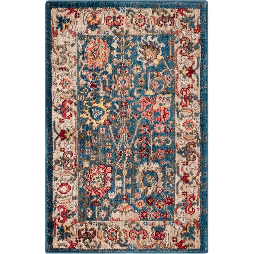 image:imageSAFAVIEH Area Rug 8x10 Kashan Collection Large Beige amp Taupe Traditional Oriental Design NonShedding amp Easy Cleaning Ideal for Living Room Bedroom Office Dining Space KSN303KBlueTan