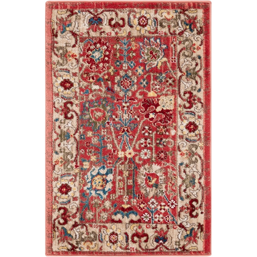 image:imageSAFAVIEH Area Rug 8x10  Kashan Collection  Large  Beige amp Taupe Traditional Oriental Design NonShedding amp Easy Cleaning Ideal for Living Room Bedroom Office Dining Space KSN303KRedBeige