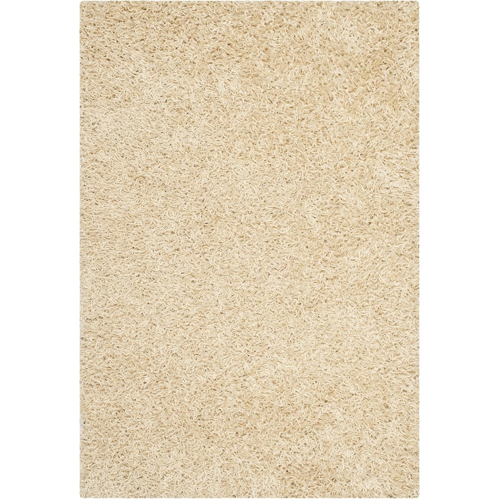 image:imageSAFAVIEH Area Rug 8x10 Monterey Shag Collection Large Creme Handmade Plush Thick Pile Ideal for Living Room Bedroom Dining Space SG851CCreme