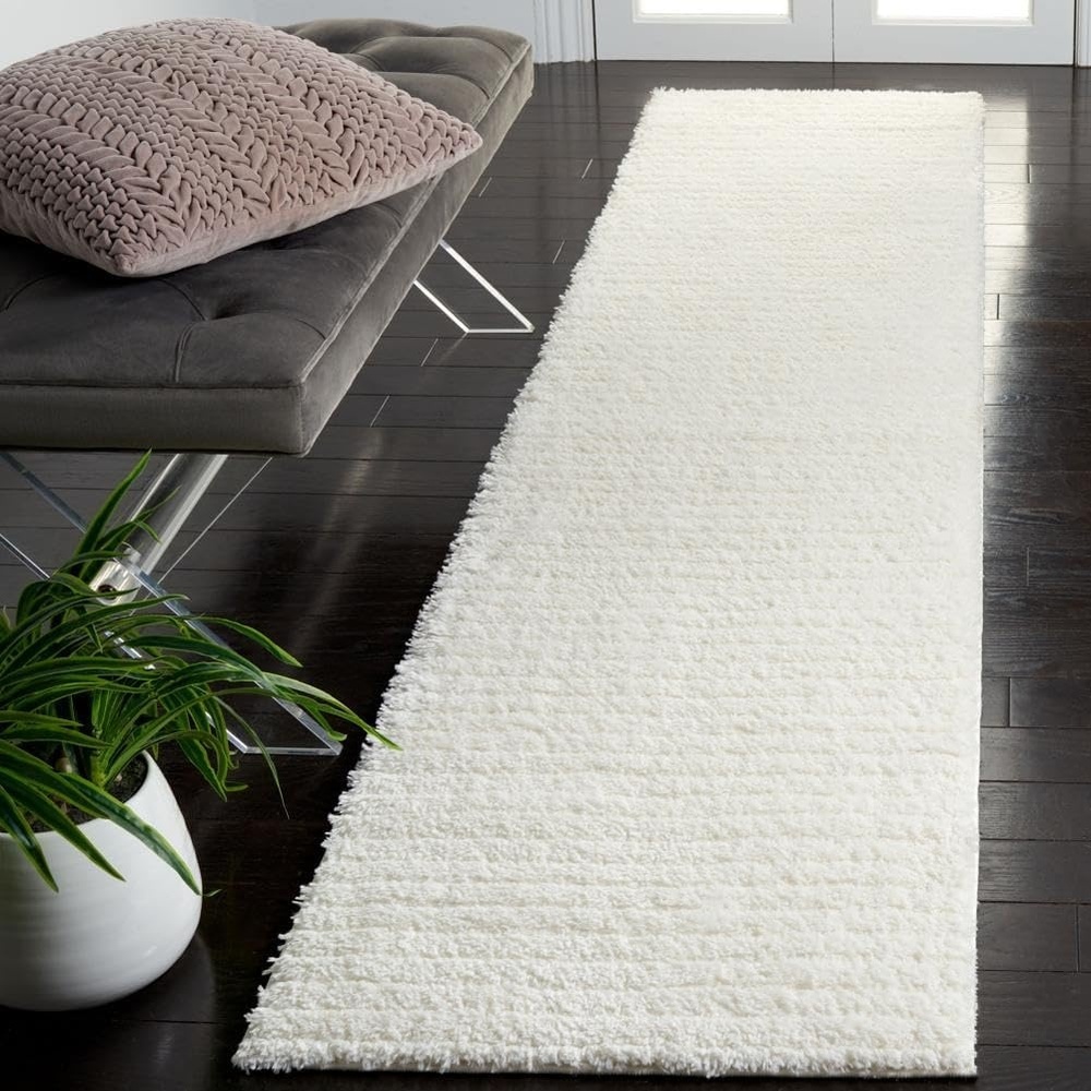 image:imageSAFAVIEH Area Rug 8x10 Tahoe Shag Collection Large Beige Modern Design NonShedding amp Easy Cleaning Plush Thick Pile Ideal for Living Room Bedroom Dining Space THO651BIvory