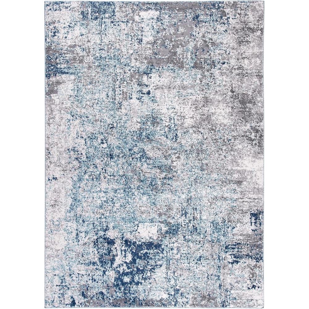 image:imageSAFAVIEH Aston Collection Area Rug 9 x 12 Ivory amp Grey Modern Abstract Design NonShedding amp Easy Care Ideal for High Traffic Areas in Living Room Bedroom ASN705ALight BlueGrey
