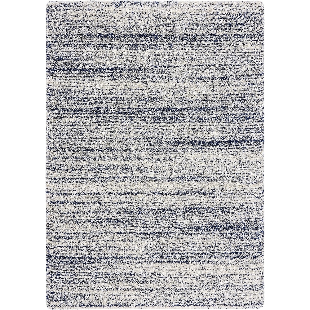 image:imageSAFAVIEH Hudson Shag Collection Area Rug 10 x 14 Ivory amp Grey Modern Abstract Design NonShedding amp Easy Care 2inch Thick Ideal for High Traffic Areas in Living Room Bedroom SGH295BIvoryNavy
