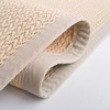 SAFAVIEH Area Rug 10×14 – Natural Fiber Collection – Large – Beige, Sisal & Wool, Woven Design with Border (NF475B)(Light Grey)