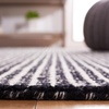 SAFAVIEH Area Rug 8×10 – Abstract Collection – Large – Black & Ivory, Handmade Wool, Ideal for Living Room, Bedroom, Office, Dining Space (ABT482Z)(Black/Ivory)