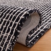 SAFAVIEH Area Rug 8×10 – Abstract Collection – Large – Black & Ivory, Handmade Wool, Ideal for Living Room, Bedroom, Office, Dining Space (ABT482Z)(Black/Ivory)