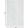 SAFAVIEH Area Rug 8×10 – Abstract Collection – Large – Ivory & Blue, Handmade Wool, Ideal for Living Room, Bedroom, Office, Dining Space (ABT471M)(Ivory/Blue)