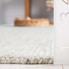 SAFAVIEH Area Rug 8×10 – Abstract Collection – Large – Ivory & Blue, Handmade Wool, Ideal for Living Room, Bedroom, Office, Dining Space (ABT471M)(Sage/Ivory)