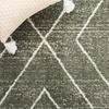 SAFAVIEH Area Rug 8×10 – Adirondack Collection – Large – Black & Light Grey, Modern Geometric Design, Non-Shedding & Easy Cleaning, Ideal for Living Room, Bedroom, Office, Dining Space (ADR251F)(Dark Green/Ivory)