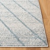 SAFAVIEH Area Rug 8×10 – Adirondack Collection – Large – Black & Light Grey, Modern Geometric Design, Non-Shedding & Easy Cleaning, Ideal for Living Room, Bedroom, Office, Dining Space (ADR251F)(Light Grey/Light Blue)