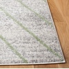 SAFAVIEH Area Rug 8×10 – Adirondack Collection – Large – Black & Light Grey, Modern Geometric Design, Non-Shedding & Easy Cleaning, Ideal for Living Room, Bedroom, Office, Dining Space (ADR251F)(Grey/Green)
