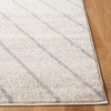 SAFAVIEH Area Rug 8×10 – Adirondack Collection – Large – Black & Light Grey, Modern Geometric Design, Non-Shedding & Easy Cleaning, Ideal for Living Room, Bedroom, Office, Dining Space (ADR251F)(Ivory/Light Grey)