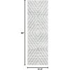 SAFAVIEH Area Rug 8×10 – Adirondack Collection – Large – Black & Light Grey, Modern Geometric Design, Non-Shedding & Easy Cleaning, Ideal for Living Room, Bedroom, Office, Dining Space (ADR251F)(Ivory/Dark Grey)
