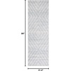SAFAVIEH Area Rug 8×10 – Adirondack Collection – Large – Black & Light Grey, Modern Geometric Design, Non-Shedding & Easy Cleaning, Ideal for Living Room, Bedroom, Office, Dining Space (ADR251F)(Light Grey/Light Blue)