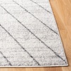 SAFAVIEH Area Rug 8×10 – Adirondack Collection – Large – Black & Light Grey, Modern Geometric Design, Non-Shedding & Easy Cleaning, Ideal for Living Room, Bedroom, Office, Dining Space (ADR251F)(Ivory/Dark Grey)