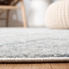 SAFAVIEH Area Rug 8×10 – Adirondack Collection – Large – Black & Light Grey, Modern Geometric Design, Non-Shedding & Easy Cleaning, Ideal for Living Room, Bedroom, Office, Dining Space (ADR251F)(Light Grey/Light Blue)