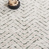 SAFAVIEH Area Rug 8×10 – Adirondack Collection – Large – Ivory & Charcoal, Chevron Pattern, Non-Shedding & Easy Cleaning, Ideal for Living Room, Bedroom, Office, Dining Space (ADR104N)(Ivory/Dark Green)